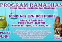 Program Ramadhan tebujs gas elpiji 3 kg harga murah.Foto.,Delia/1tulah.com