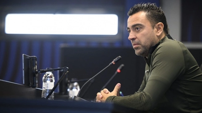 Pelatih Barcelona, Xavi Hernandez. (sumber: suara.com)