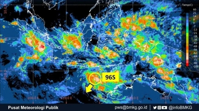 Bibit Siklon Tropis saat lebaran (sumber: suara.com)