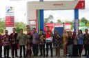 Pj. Bupati Barito Utara Drs Muhlis bersama rombongan usai meninjau Penyaluran Gas LPG dan Prasarana, Kamis (18/4/2024). Foto:Delia/1tulah.com