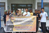 Sri Umi Daryatun anggota DPRD Kapuas, saat reses di Dapil IV.Foto.Firman