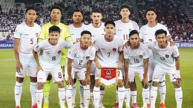 Skuad Timnas Indonesia U-23 di Piala Asia U-23 (sumber: suara.com)