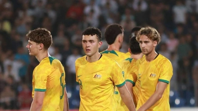 Timnas Australia U-23, lawan Timnas Indonesia U-23 di Grup A Piala Asia U-23 2024. (sumber: suara.com)