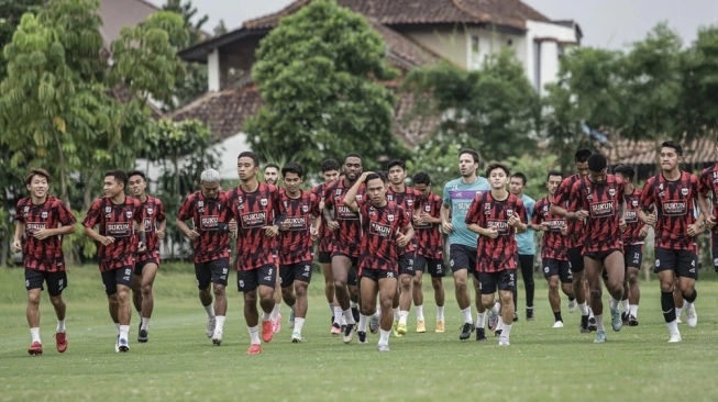 Para pemain RANS Nusantara FC. (sumber: suara.com)