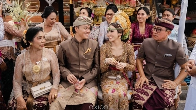 Potret Mahalini Jalani Adat Mepamit  (sumber: suara.com)