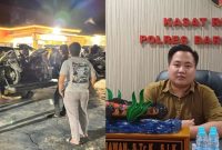Resmob Barut saat mengamankan sejumlah ranmor hasil curian, dan foto inzet Kasat Reskrim Iptu Ricky Hermawan saat memberikan pres rilis, Kamis(30/05/2024).Foto.Delia/1tulah.com