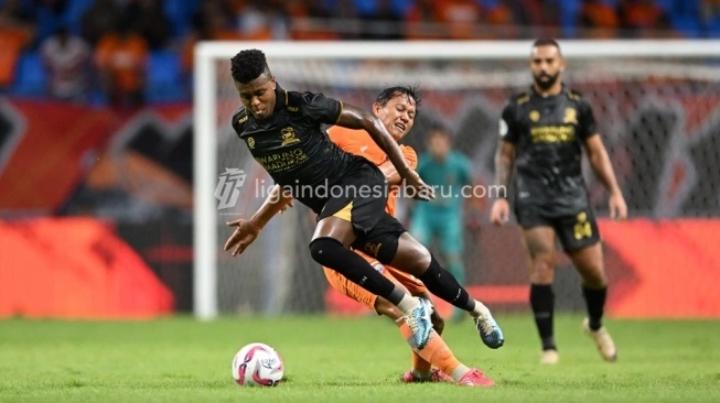 Cuplikan pertandingan Borneo FC Samarinda vs Madura United pada leg kedua semifinal Championship Series BRI Liga 1 2023/2024. (sumber: suara.com)