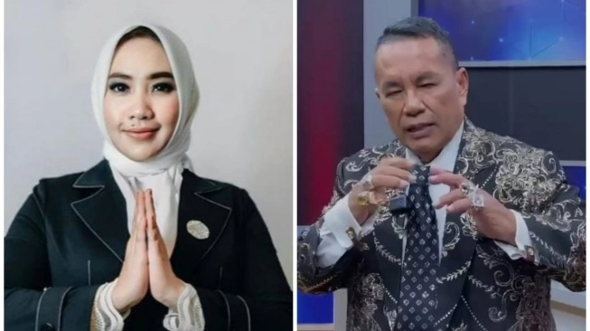 Pengacara Vina Cirebon, Putri Maya Rumanti (kiri), dan Hotman Paris (kanan) (sumber: suara.com)