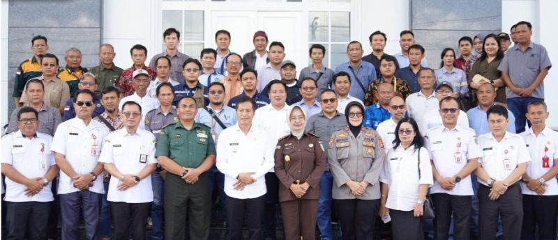 Ramah Tamah Bersama Pemkab Barito Utara Pelaku Dunia Usaha di Barito Utara, Rabu (29/5/2024). Foto:Delia/1tulah.com