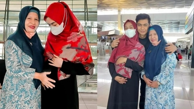 Potret Kedekatan Ria Ricis dengan Ibu Mertua (sumber: suara.com)