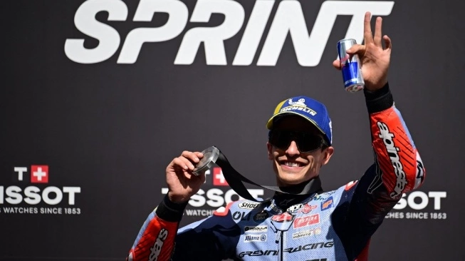 Pembalap Gresini Racing, Marc Marquez. Sumber foto : suara.com