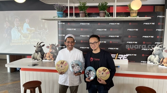 Event Iduladha Free Fire dan Habib Jafar yang diumumkan di Kantor Garena, Kamis (6/6/2024). Sumber foto : suara.com