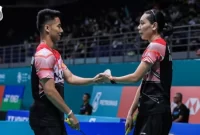 Pasangan ganda campuran Indonesia, Dejan Ferdinansyah / Gloria Emanuelle Widjaja. Sumber foto : suara.com