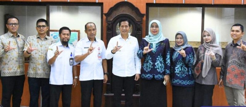 Pj. Bupati Barito Utara, Drs. Muhlis menerima audiensi jajaran Universitas Islam Kalimantan (UNISKA). Foto:Delia/1tulah.com
