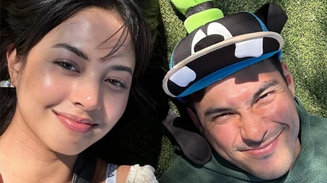 Aurelie Moeremans dan Tyler Bigenho. (sumber: suara.com)