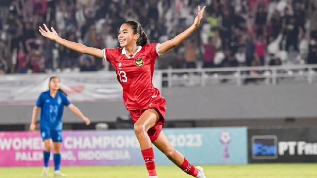 Pemain Timnas Wanita U-17, Claudia Scheunemann. (sumber: suara.com)