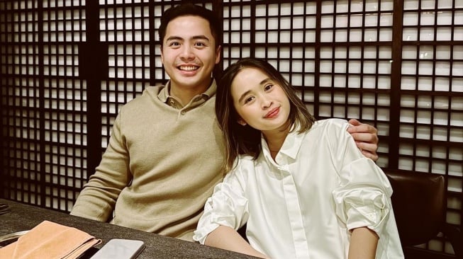 Gritte Agatha bersama suami, Arif Hidayat (sumber: suara.com)