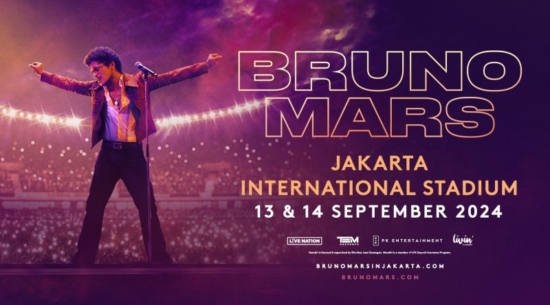 Harga tiket konser Bruno Mars di Jakarta. (foto: PK Entertainment)