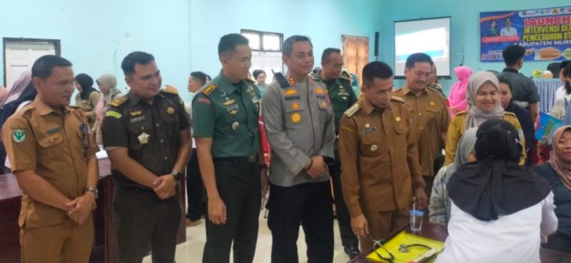 Pemkab Mura Intervensi serentak pencegahan stunting yang dilaksanakan di aula gedung TP PPK Mura, Senin (10/6/2024). (Foto :1tulah.com)