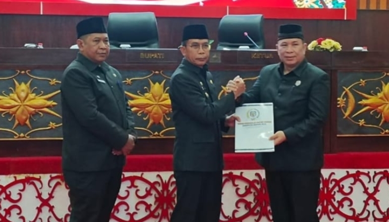 DPRD Murung Raya Terima rekomendasi  LKPJ Pemkab 2023