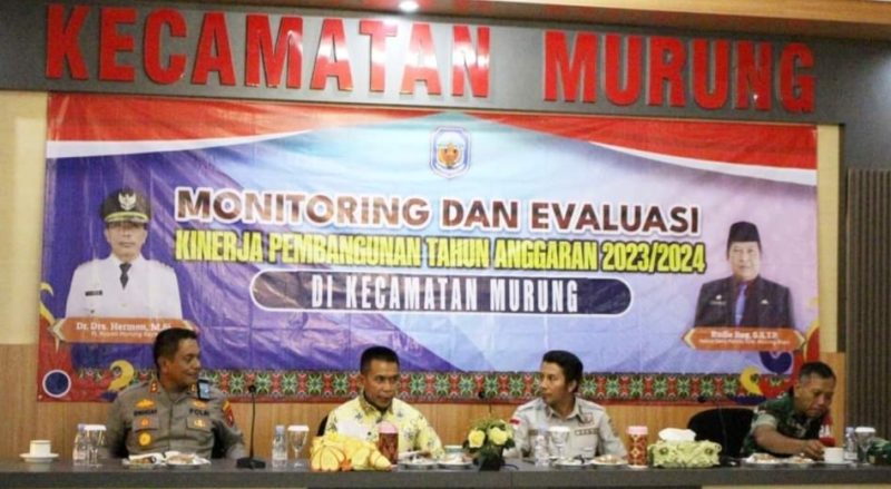 Monev Kinerja Pembangunan di Kecamatan Murung