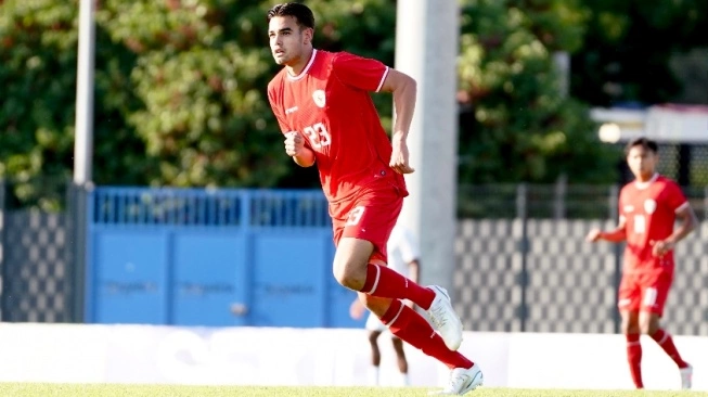 Penyerang Timnas Indonesia U-20, Jens Raven. (sumber: suara.com)