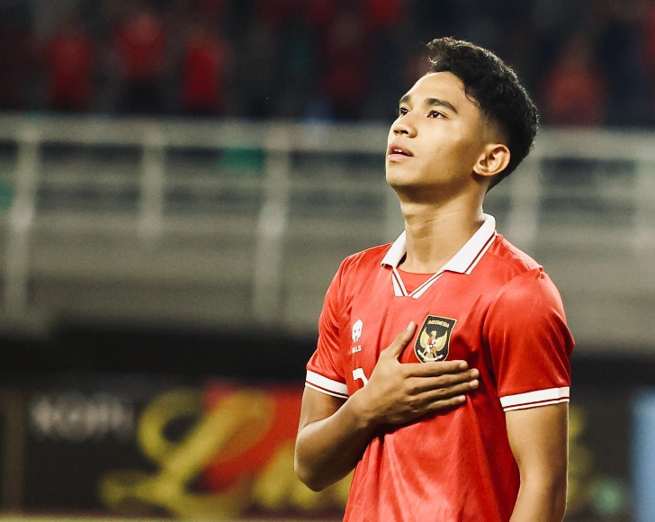 Reaksi Marselino Ferdinan diroasting. (foto: instagram @marselinoferdinan)