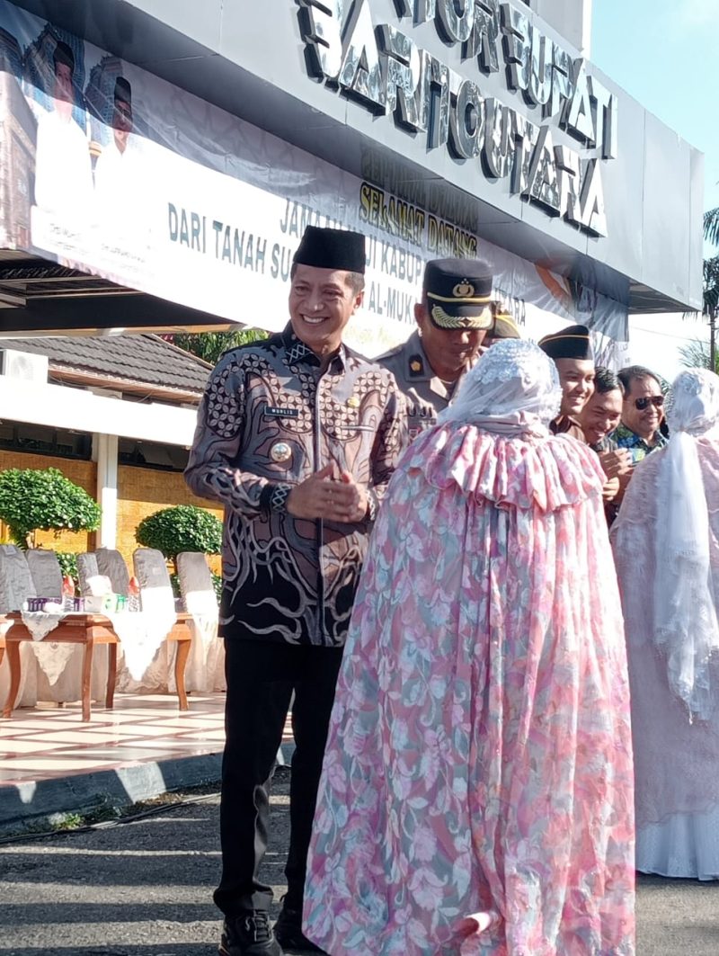 Rombongan Haji Barito Utara Telah Tiba, Pj Bupati Muhlis Sampaikan Hal Ini. (foto:  M Gazali Noor)