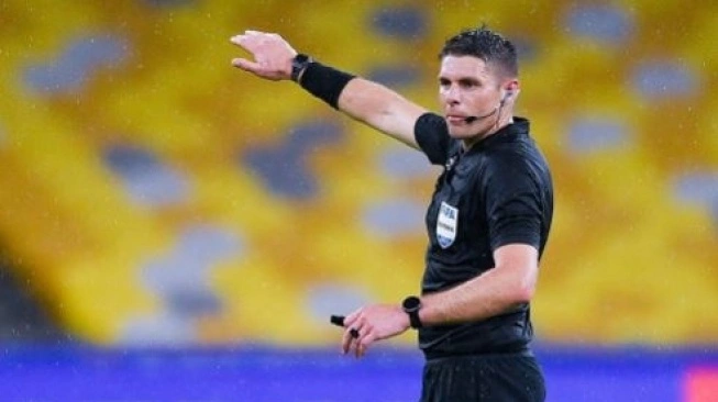 wasit Australia, Shaun Evans (sumber: suara.com)