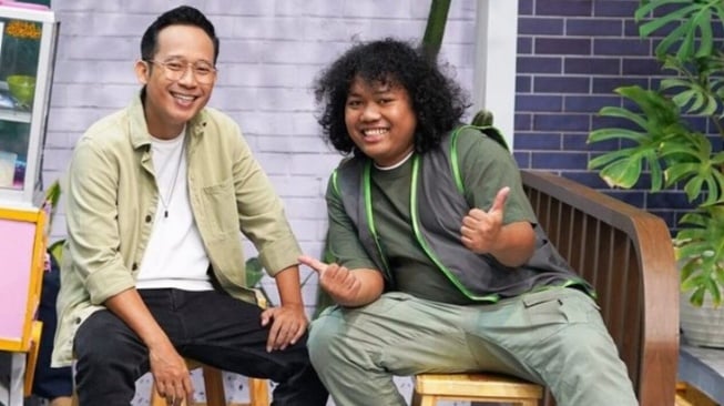 Denny Cagur dan Marshel Widianto. (sumber: suara.com)