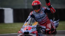 Pembalap Gresini Racing Team Marc Marquez (sumber: suara.com)