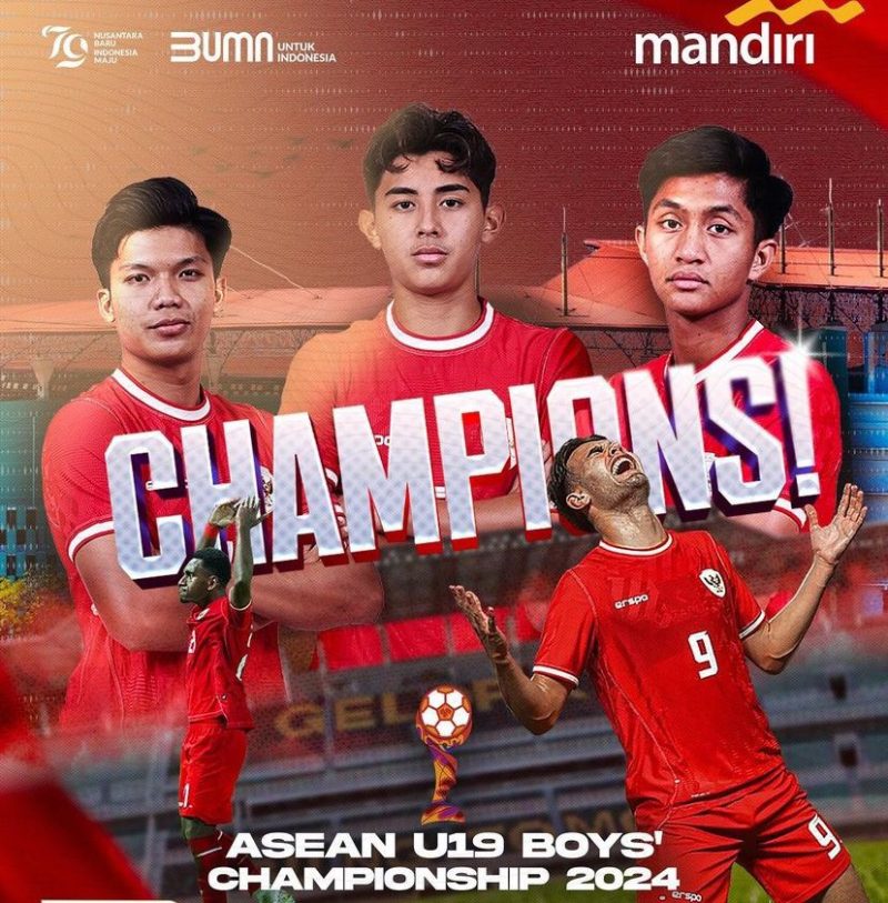 Timnas Indonesia juara Piala AFF U-19 2024 (sumber: instagram @timnas.indonesia)