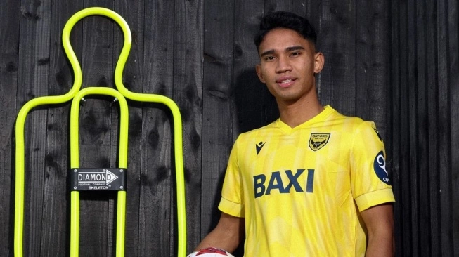 Marselino Fedinan Gabung ke Oxford United. Sumber foto : suara.com