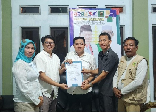 Pasangan ARAH mendapat dukungan dari Partai Amanat Nasional (PAN)  Barito Timur. Foto : 1tulah.com/zakirin