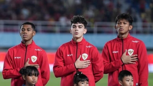 Bek Timnas Indonesia U-16, Matthew Baker. (sumber: Instagram @mat_baker09)
