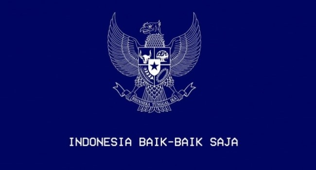 Gambar Indonesia Baik Baik Saja. [Instagram/rcyberprojo14]