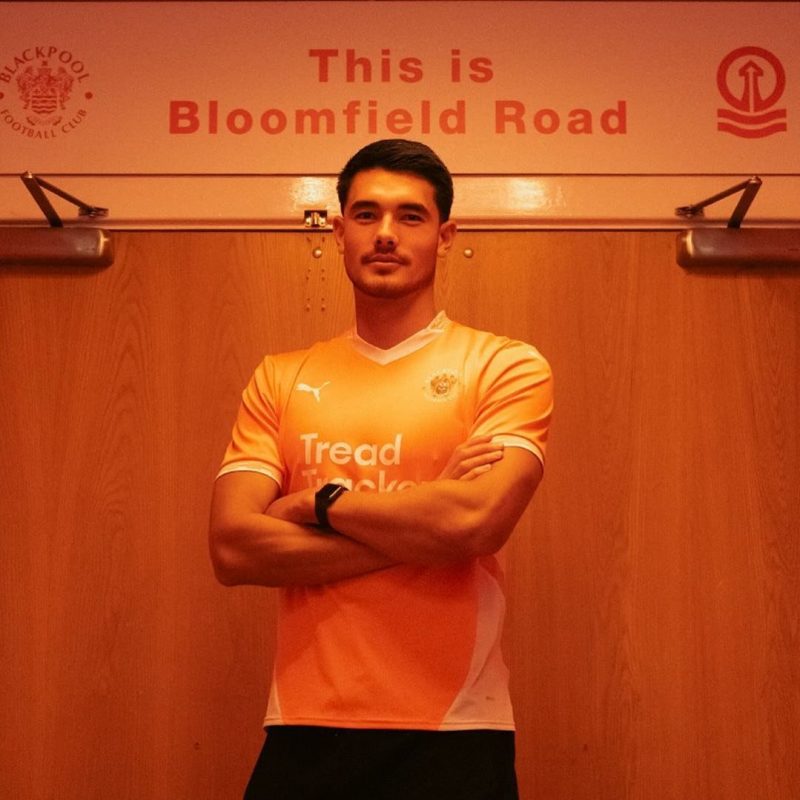 Elkan Baggott bergabung ke klub Blackpool. (foto: instagram @elkanbaggott)
