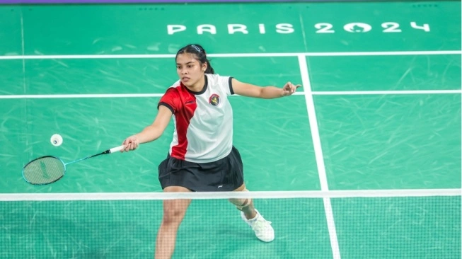 Gregoria Mariska Tunjung, satu-satunya wakil Indonesia di badminton Olimpiade Paris 2024 (sumber: suara.com)