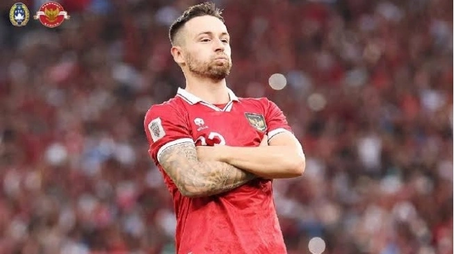 Marc Klok melalukan selebrasi usai mencetak gol bagi Timnas Indonesia (sumber: suara.com)