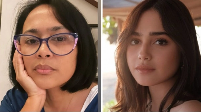 kolase foto Sarah Sechan dan Syifa Hadju (sumber: suara.com)
