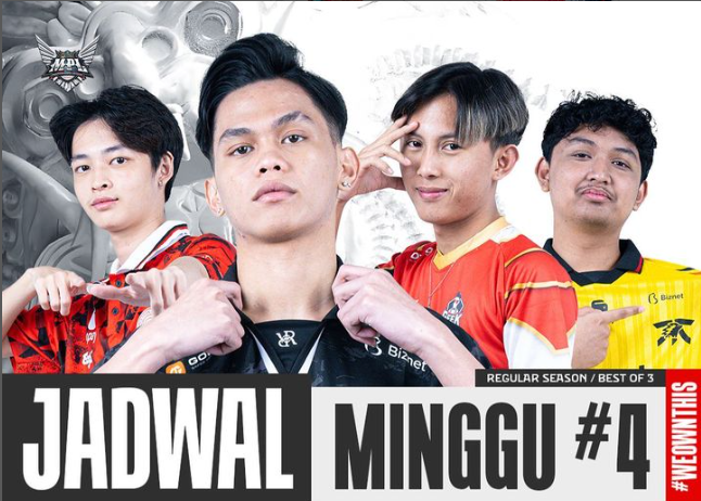Jadwal MPL Indonesia season 14 week 4. (foto: MPL Indonesia)