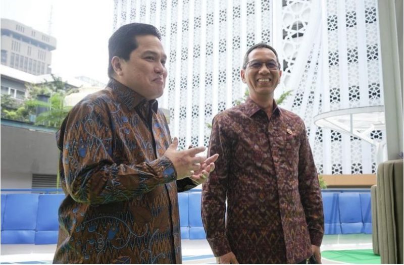Heru Budi Hartono dan Erick Thohir (sumber: instagram @herubudihartono)