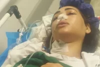 Arezou Badri, perempuan yang ditembak polisi iran diduga karena melanggar aturan wajib hijab.  (sumber: suara.com)