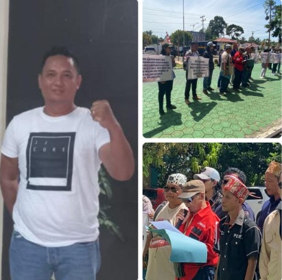 Ketua PW IWO Kalteng, Deni Liwan ( Baju Putih).