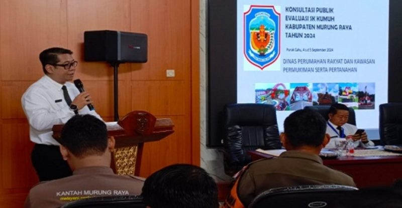 Pemkab Murung Raya Akan Tata Kawasan Permukiman dan Perumahan 