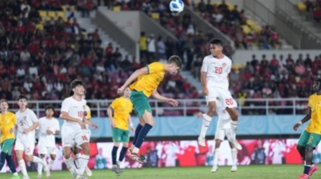 Cuplikan Timnas Indonesia vs Australia di babak semifinal Piala AFF U-16. (pssi.org)