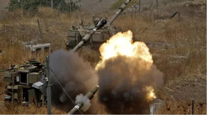 Ilustrasi Israel serang Lebanon [JALAA MAREY / AFP]