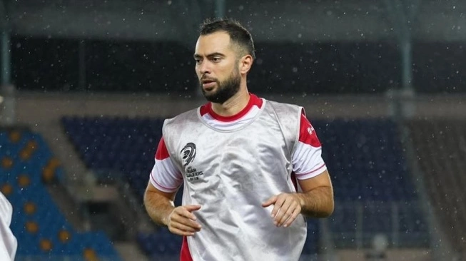 Bek Timnas Indonesia Jordi Amat cedera (sumber: instagram @jordiamat5)