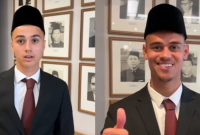Mees Hilgers dan Eliano Reijnders resmi jadi WNI. (foto: Erick Thohir)