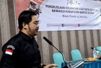 Ketua Bawaslu Barito Utara, Adam Parawansa Shahbubakar. Foto: Bawaslu Barut